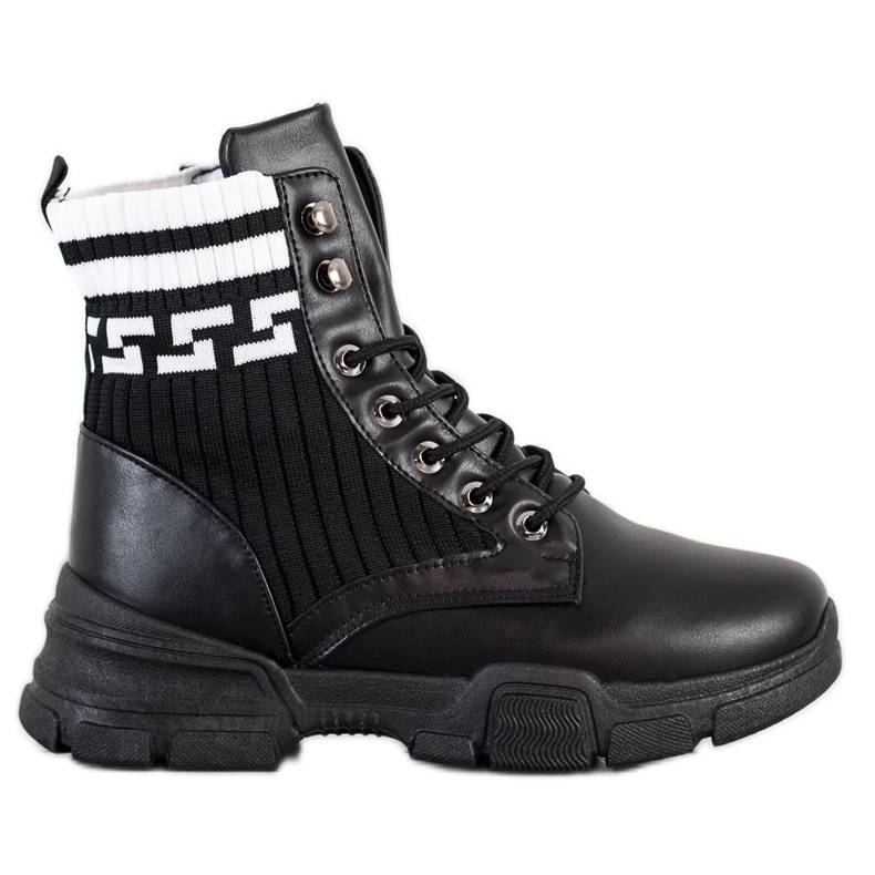 SHELOVET Csipkés divatmunkások fehér fekete