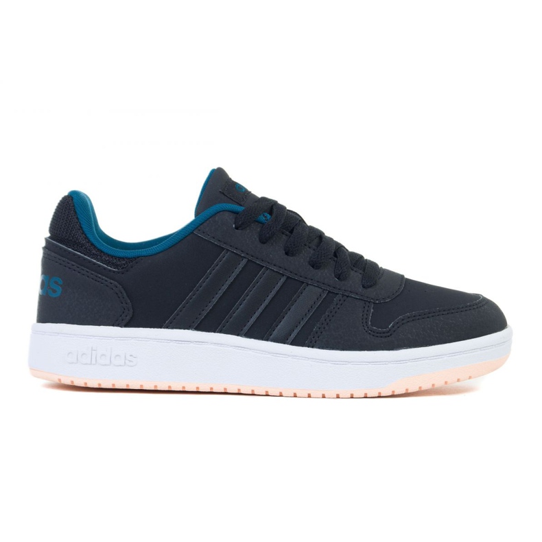 Adidas Hoops 2.0 K EE6718 cipő fekete zöld