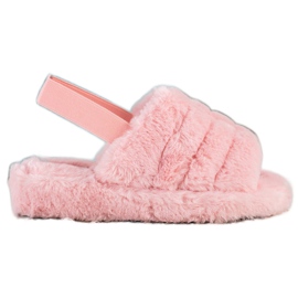 Seastar Meleg papucs szőrrel rózsaszín