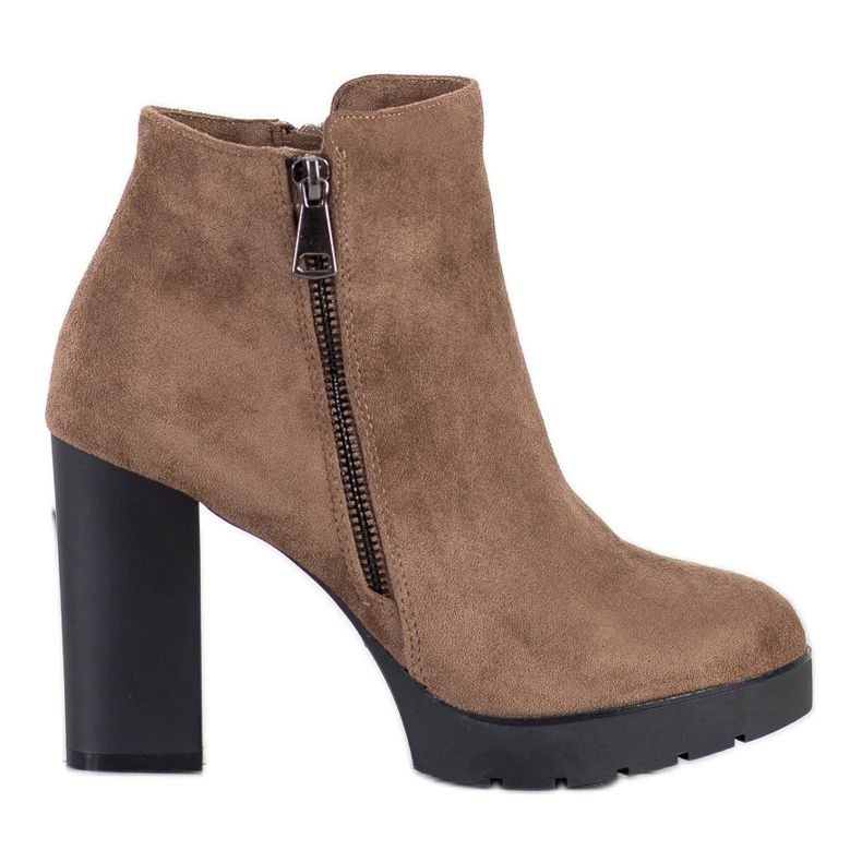 Small Swan Magas sarkú csizma barna