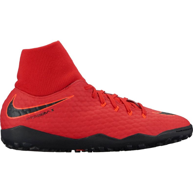 Nike Hypervenom X Phelon 3 Df Tf 917769 616 futballcipő piros piros