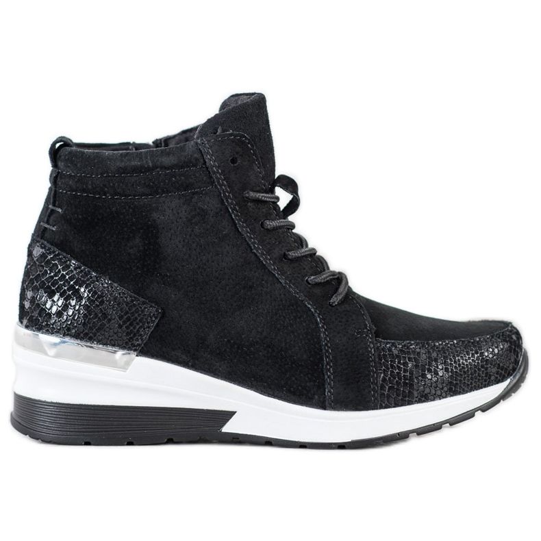 Filippo Fűzős bőrzsákok fekete