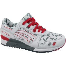 Asics Gel-Lyte III U 1191A251-100 fehér piros szürke