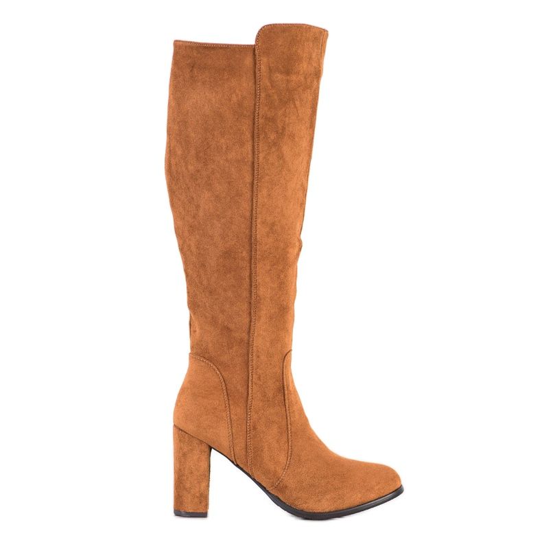 Sabatina Teve velúr csizma barna sokszínű