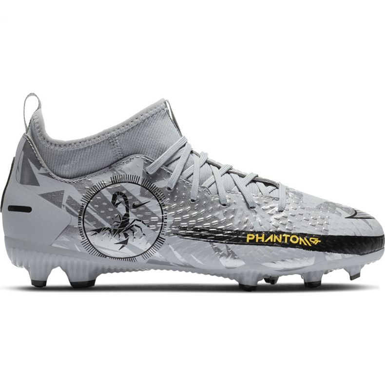 Nike Phantom Gt Scorpion Academy Dynamic Fit FG / MG Jr DA2287 001 futballcipő kék szürke