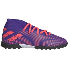 Futballcipő adidas Nemeziz.3 Tf Junior lila-rózsaszín EH0576 sokszínű