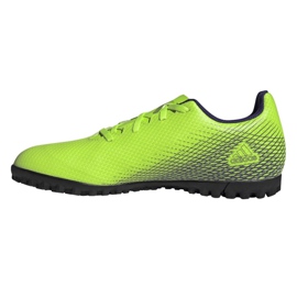 Adidas X Ghosted.4 Tf M EG8238 futballcipő sokszínű zöld Adidas X Ghosted.4 Tf M EG8238 futballcipő sokszínű zöld