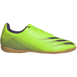 Adidas X Ghosted.4 In M EG8243 futballcipő zöld zöld Adidas X Ghosted.4 In M EG8243 futballcipő zöld zöld