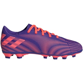 Adidas Nemeziz.4 FxG Junior EH0585 futballcipő lila, piros ibolya