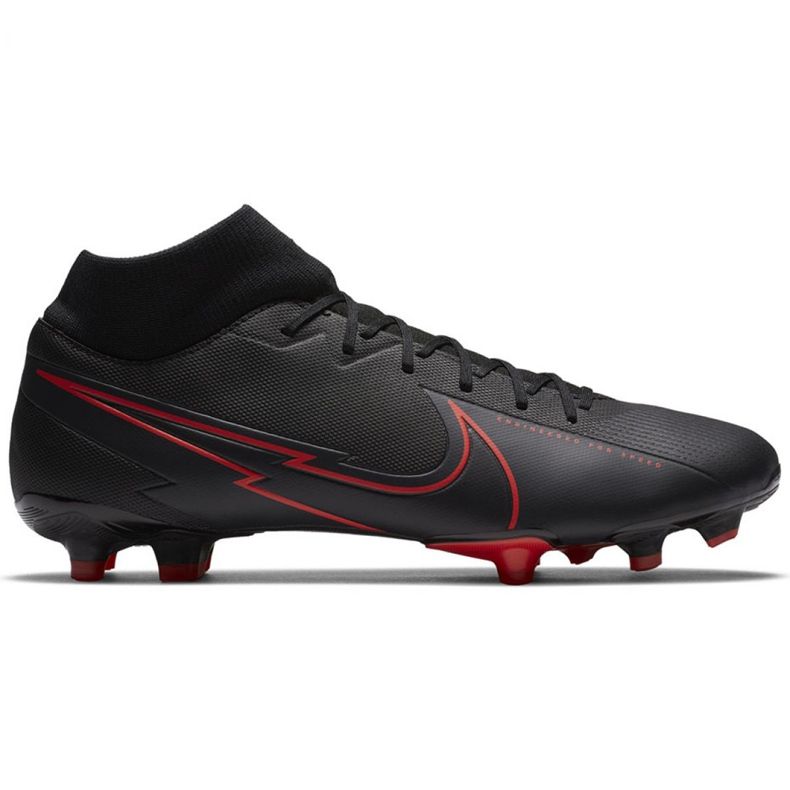 Nike Mercurial Superfly 7 Academy FG / MG M AT7946 060 futballcipő lila, fekete fekete Nike Mercurial Superfly 7 Academy FG / MG M AT7946 060 futballcipő lila, fekete fekete