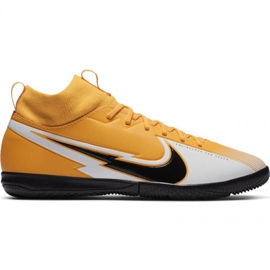 Nike Mercurial Superfly 7 Academy Ic Jr AT8135 801 futballcipő zöld sárgák
