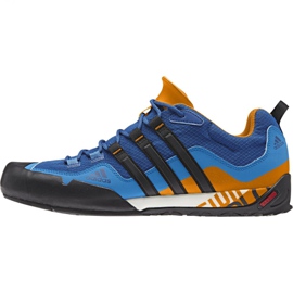Adidas Terrex Swift Solo M AQ5296 cipő fekete kék narancssárga