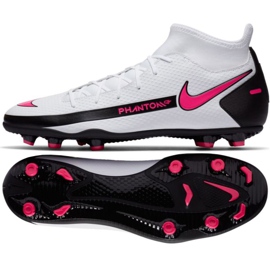 Nike Phantom Gt Club Df FG / MG CW6672 160 futballcipő fehér fehér