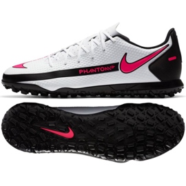 Nike Phantom Gt Club Tf M CK8469 160 futballcipő sokszínű fehér Nike Phantom Gt Club Tf M CK8469 160 futballcipő sokszínű fehér