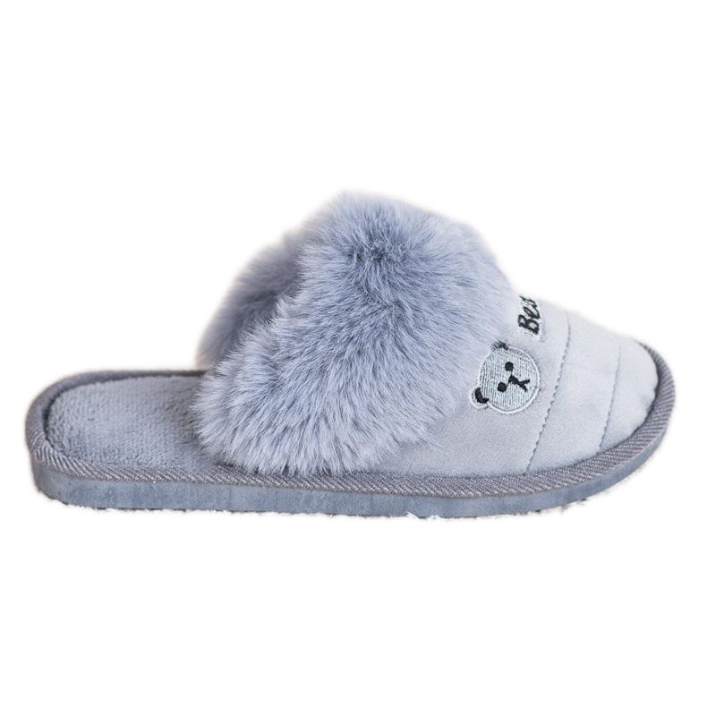 Bona Papucs medvebundával szürke