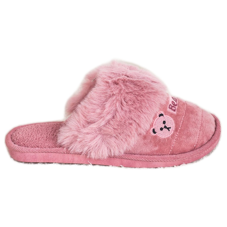 Bona Papucs medvebundával rózsaszín