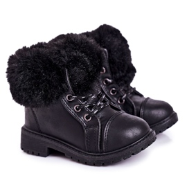 Gyermek meleg csapdázók Fur Black Nella fekete