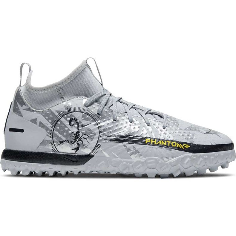 Nike Phantom Gt Scorpion Academy Dynamic Fit Tf Junior DA2289 001 futballcipő ezüst ezüst