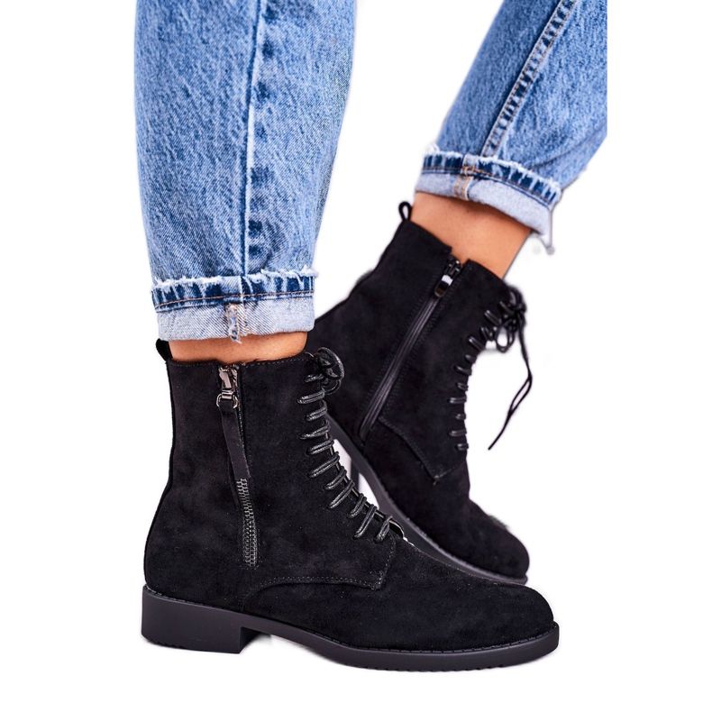 PJ1 Klasszikus női meleg velúr csizma Fekete Egyszerűség PJ1 Klasszikus női meleg velúr csizma Fekete Egyszerűség