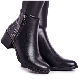 PJ1 Női meleg csizma magas sarkú állat nyomtatott fekete bizalom PJ1 Női meleg csizma magas sarkú állat nyomtatott fekete bizalom