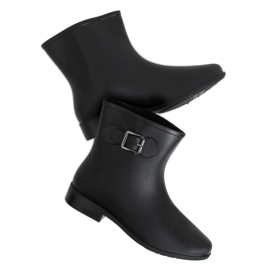 Bokacsizma csatos fekete D32 Black