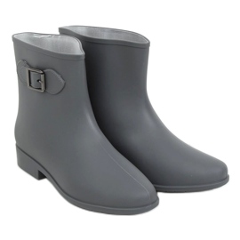 Szürke D32 Szürke galoshes, bokacsattal