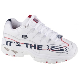 Skechers Energy-Genuine Look W 13407-WNVR Cipő fehér fekete Skechers Energy-Genuine Look W 13407-WNVR Cipő fehér fekete