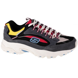 Skechers Stamina-Cutback M 51286-CCRD fekete sokszínű
