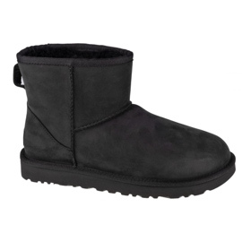 Csizma Ugg W Classic Mini Bőr W 1016558-BLK fekete