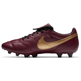 Nike A Nike Premier Ii Fg M 917803 690 futballcipő bordó, arany piros