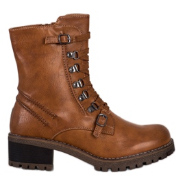 Super Mode Csipkés barna munkások