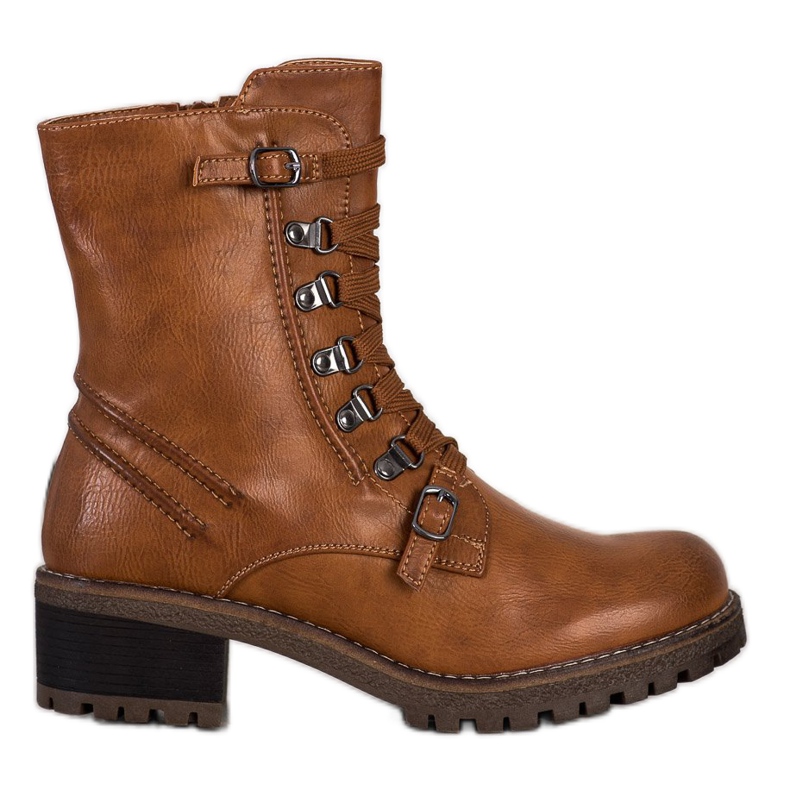 Super Mode Csipkés barna munkások