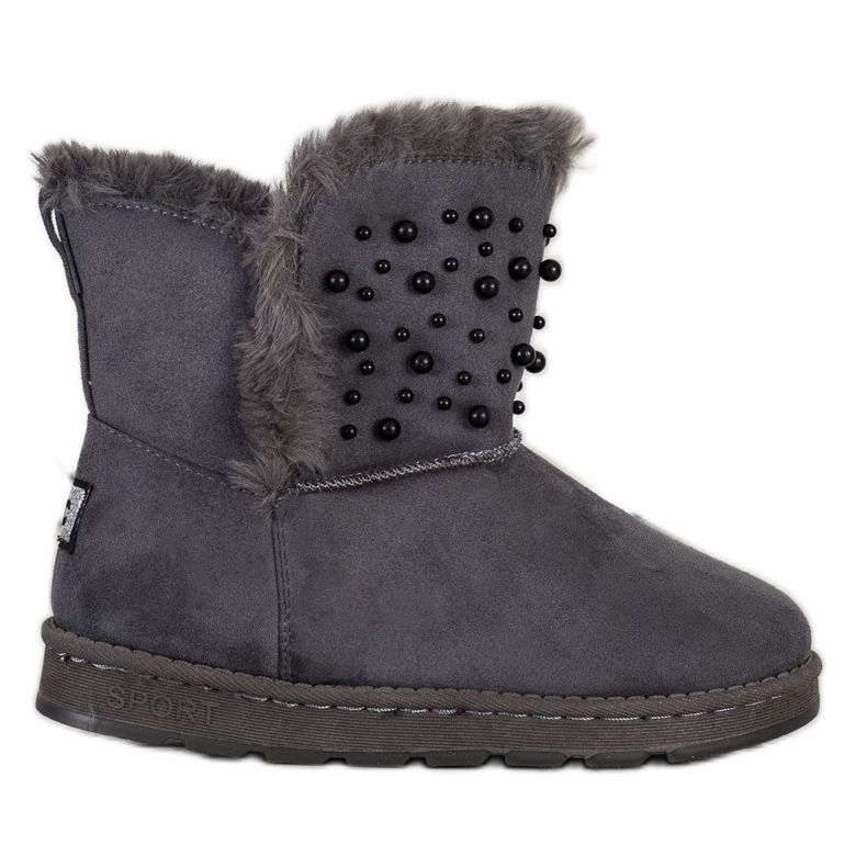 Bona Mukluki Gyöngyökkel szürke Bona Mukluki Gyöngyökkel szürke