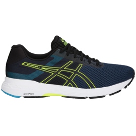 Asics Gel Phoenix 9 T822N 400 férfi futócipő fekete sötétkék sárga