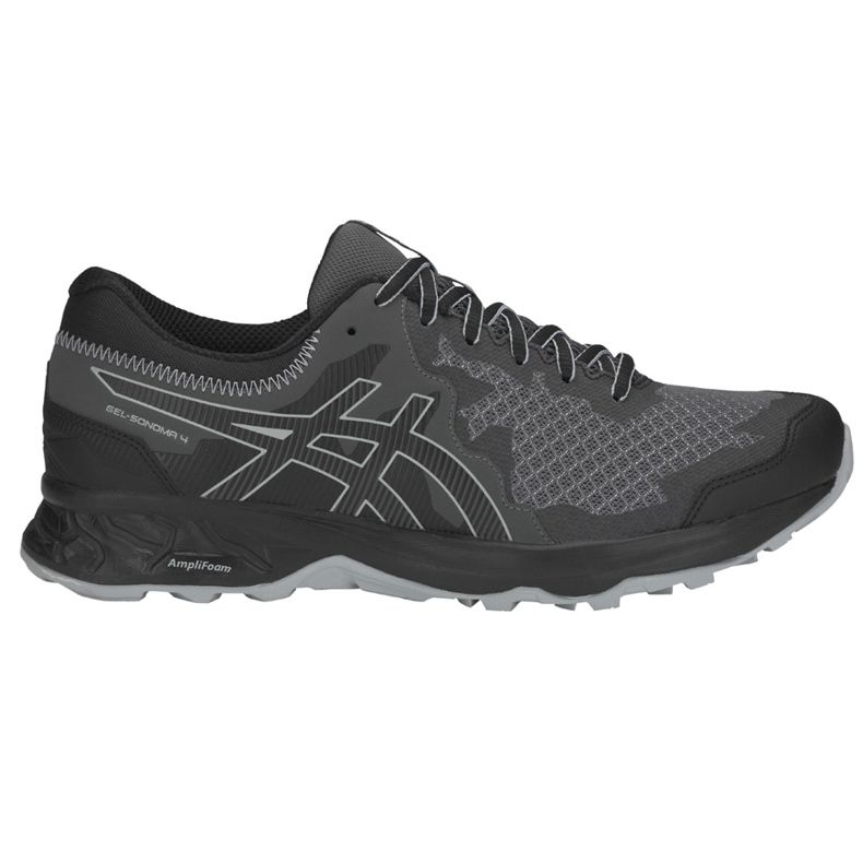 Asics Gel Sonoma 4 fekete és szürke 1011A177 002 férfi futócipő