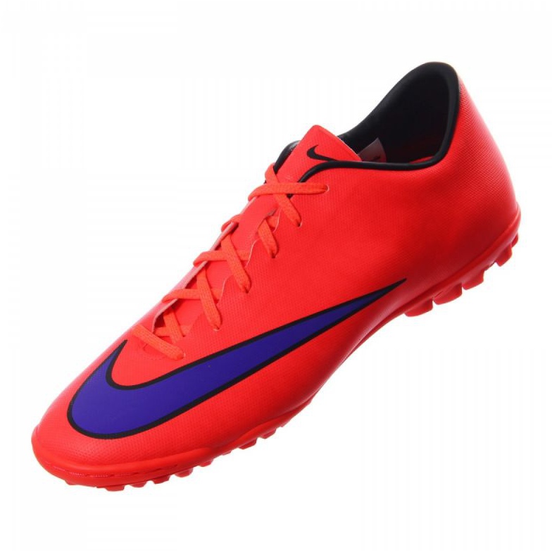 Nike Mercurial Victory V Tf M 651646-650 futballcipő piros narancs és vörös