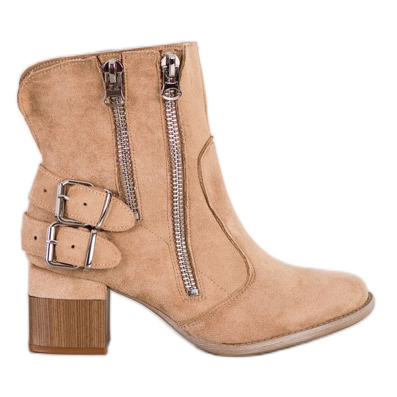 Bella Paris Bézs divatos csizma