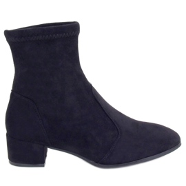 Fekete YK-103 Fekete csizma puha felsőrésszel