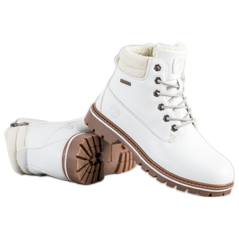 SANDIC Fehér csapdázók báránybőrrel