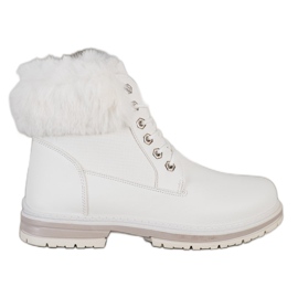 SHELOVET Fehér csapdázók szőrrel