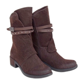 Barna ST-05P Barna katonai női csizma Barna ST-05P Barna katonai női csizma