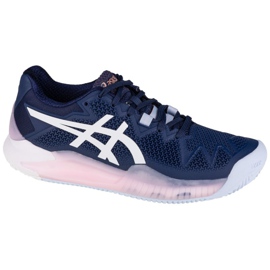 Asics Gel-Resolution 8 Clay W 1042A070-401 fehér haditengerészet