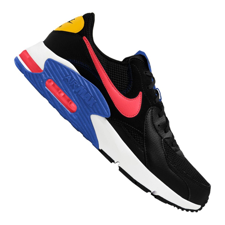 Nike Air Max Excee M CD4165-008 cipő fekete piros sárga