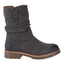 Super Mode Csizma fodros felsővel