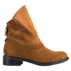 Weide Csizma széles felsővel barna