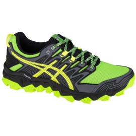 Asics Gel-FujiTrabuco 7 M 1011A197-300 fekete szürke zöld sárga Asics Gel-FujiTrabuco 7 M 1011A197-300 fekete szürke zöld sárga