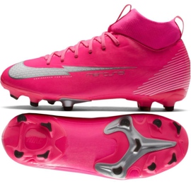 Nike Mercurial Superfly 7 Academy Mg Jr DB5609 611 futballcipő sokszínű rózsaszín