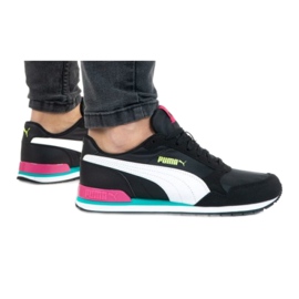 Puma St Runner V2 Nl W 365278 35 cipő fehér fekete rózsaszín Puma St Runner V2 Nl W 365278 35 cipő fehér fekete rózsaszín