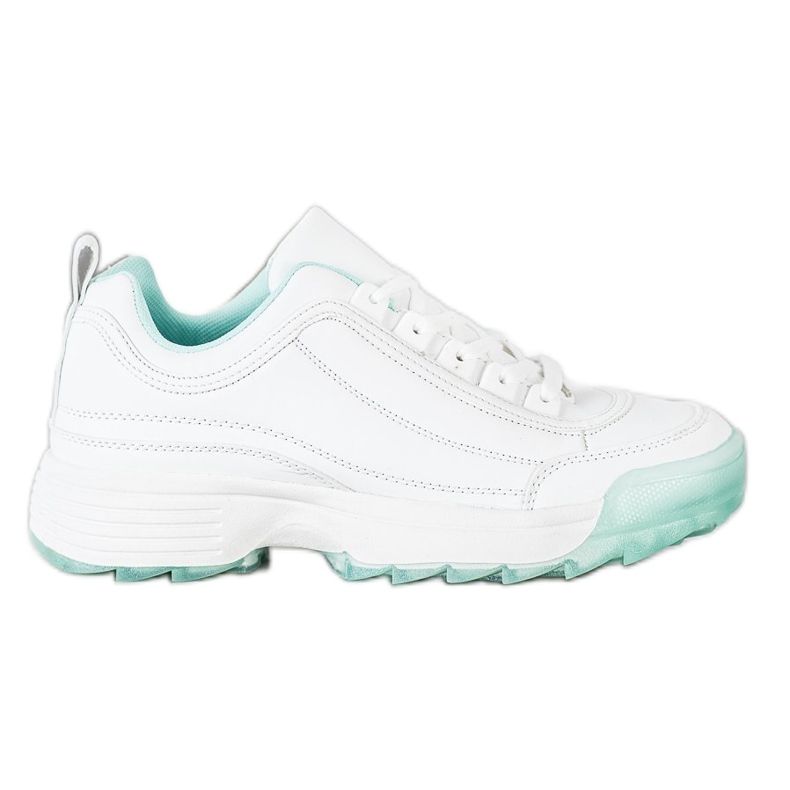 Kylie Divatos cipők fehér zöld