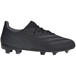 Az adidas X GHOSTED.3 Fg Jr FW3545 futballcipő sokszínű fekete